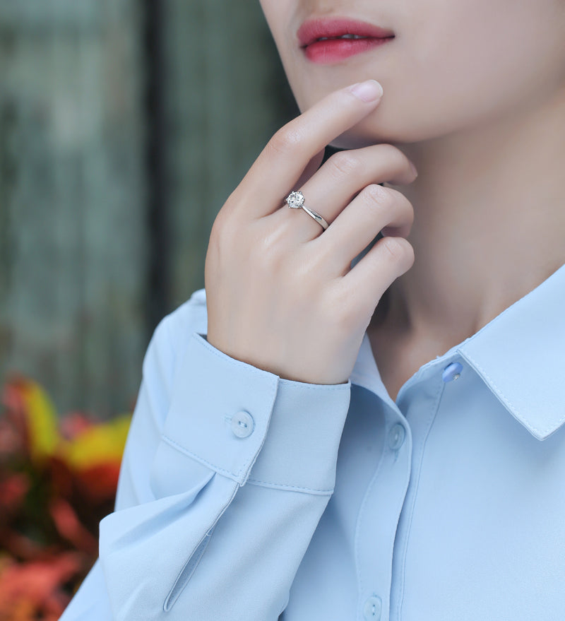 Eternal Glow – Exclusive 1 ct Moissanite Ring