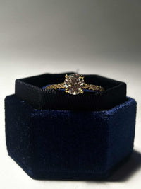 Pierścionek Wieczności – 2 ct Moissanit / srebro 925 / VVS